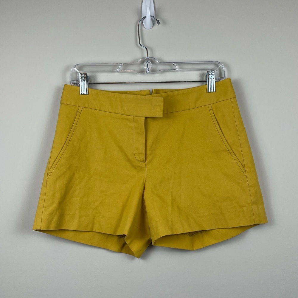 Theory Yellow Shorts Size 8